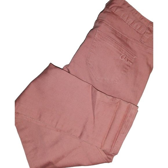 American Rag Women's Super‎ Skinny Low- Rise Pink Denim Jeans ( 3 ) Regular - Picture 2 of 10